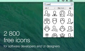 2800 free Icons for Developers in one APP