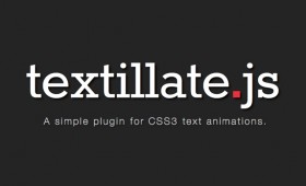 Textillate.js – Cool text effects!