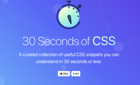 30 seconds of css